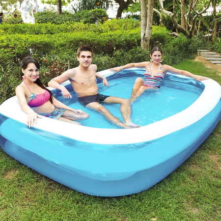 Inflatable Swimming Pool Family Full-Sized Inflatable Pools Outdoor Thickened Kiddie Pool Family Lounge Pool for Kids Adults