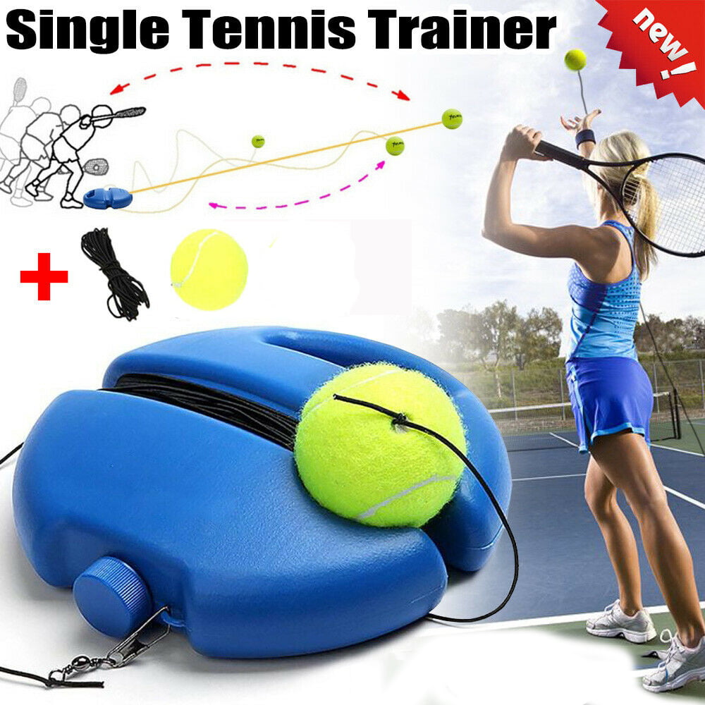 Tennis Ball Trainer Sport Tennis Ball Back Base Trainer Set Self Tennis Training Tool with Rubber Elastic Rope 