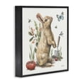 thumbnail image 3 of Stupell Industries Shabby Chic Garden Patch Rabbit Black Framed Giclee Art, 12 x 12, by Leslie Trimbach, 3 of 8