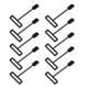 thumbnail image 1 of 10 piezas de cubierta de enchufe de puerto de carga antipérdida para Garmin Fenix ​​7 7S 7X 6 5 5X (negro) WDOplteas Para estrenar, 1 of 9