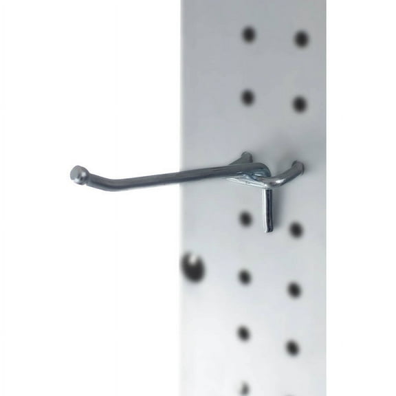 Capri Tools PRESA Heavy Duty 4-inch Metal Pegboard Shelving Hooks, 50pk