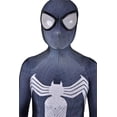 thumbnail image 5 of Halloween adultos niños negro Spidercosplay disfraz Venom Symbiote superhéroe Zentai traje hombres niños mono masculino, 5 of 5