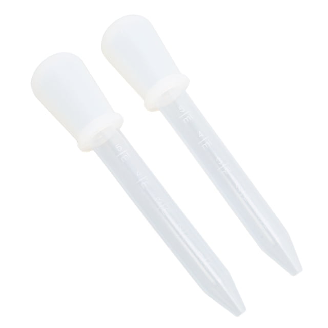 Pipetas 2pcs Cuentagotas de Líquido Transferencia de Plástico Pipetas de Aceite Esencial de 5 Ml de Capacidad Cuentagotas de Ojo Peso Ligero Pipetas de Transferencia Compactas ANGGREK Otros