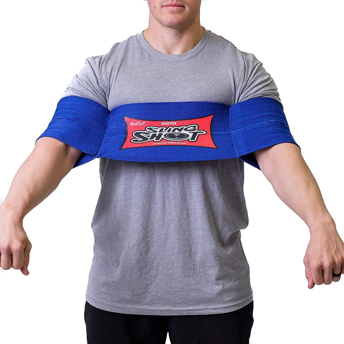 Sling Shot Reactive Power Lifting Band by Mark Bell Blue