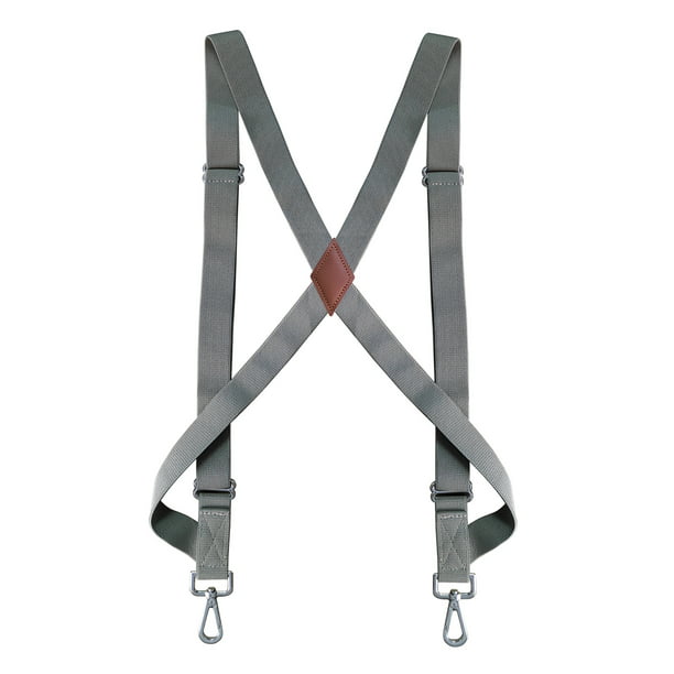 Men's Suspenders Heavy Duty Side Clips Suspenders-for-Men Swivel Hooks ...