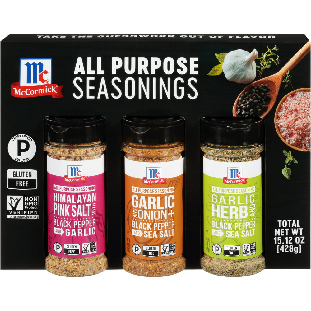 McCormick All Purpose Seasonings Variety Pack, 3 Pack, 15.12 oz