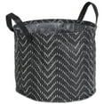 thumbnail image 4 of Contemporary Home Living Set of 2 Black and White Storage and Laundry Bin 9.50", 4 of 8