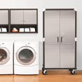 thumbnail image 4 of UltraHD Rolling Storage Cabinet, Graphite, 36" W x 18" D x 72" H, 4 of 8