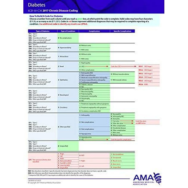ICD10 Chronic Disease Card 2017 Substance Abuse/Chronic Mental