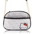 thumbnail image 3 of Sanrio Hello Kitty Crossbody Purse, Faux Leather Camera Bag, White, 3 of 6