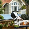 thumbnail image 7 of Bird Spike 8pack Protect Your Sofa, Garden, Outdoor Walls, Plastic Security Fence Spikes- Black, 7 of 7