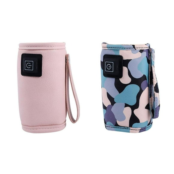 2Pcs Baby Bottle Warmer Infant Milk Bottle Heated