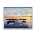 thumbnail image 4 of Stupell Indtries Tranquil Lake Dock Sunset Nautical Summer Sanctuary,30 x 24,Design by ​Mike Calascibetta, 4 of 5