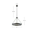 thumbnail image 4 of Alora Lighting Pd361230 Kensington 30" Wide Led Ring Chandelier - Brass, 4 of 7