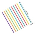 thumbnail image 2 of FONDOTIN 50Pcs Beating Stick Wooden Rhythm Sticks Assorted Color Music Education Indoor Playing, 2 of 6