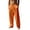 Saffron_DN14, variant on Dwellite Men Casual Cotton Linen Pants Elastic Drawstring Waist Summer Trousers Loose Fit Lightweight Beach Lounge Pant 2026 Coffee XL