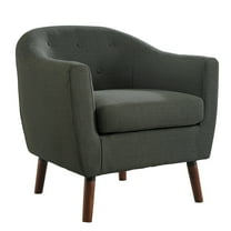 Lexicon Lucille Upholstered Accent Chair in Gray