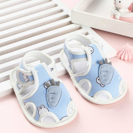 

Bnwani Casual Shoes Children Child Summer Sandals Non-slip Walking Shoes Blue Size 13