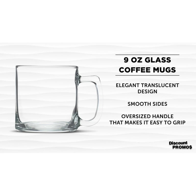 Glass mugs cheap bulk