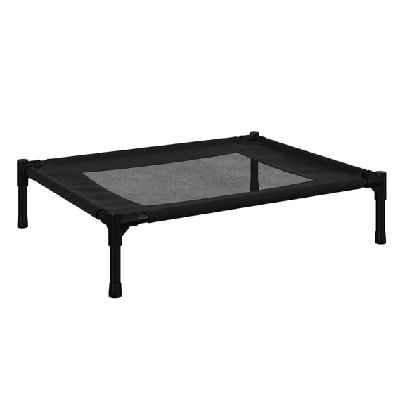 PETMAKER 30x24-Inch Elevated Dog Bed - Indoor/Outdoor Cot for Pets (Black)