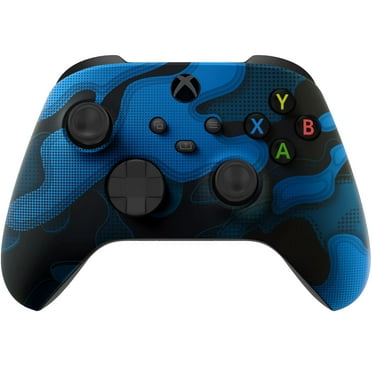 Custom Wireless Controller for Microsoft Xbox Series X|S, Xbox One S|X & PC (Blue Camo)