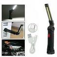 thumbnail image 2 of Luz de trabajo LED COB recargable por USB con interruptor de dial y base magnética B3G2, 2 of 8