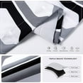 thumbnail image 5 of DriftAway Riley Geo Gray White Curtain 84 Inches Long for Living Room Dining Room Thermal Insulated Window Drapes Grommet Top Blackout Curtain Classic Geometric Pattern 2 Panels, 5 of 8