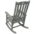 thumbnail image 6 of Wooden Oversized Porch Rocker Chair With Wide Seat and Tall Backrest,High Back Smooth Rocking Chairs for Outdoor & Indoor, 6 of 10