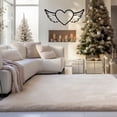 thumbnail image 2 of LaModaHome Winged Heart Metal Wall Art for Romantic Decor, Bedroom - Love Symbol, Angelic Home Accent, Spiritual Living Space, Matte Metal DecorHome Decoration Gift -7.9"x19.7"/20x50cm, 2 of 5