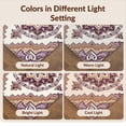 thumbnail image 7 of Design&I 4'x6' Ultra Soft Area Rug, Purple Para Ornate Rosette Southwestern Bedside Alfombras Cuartos None Fluffy Washable Non Shedding for Bedroom Living Room Home Office, 7 of 7
