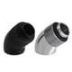 thumbnail image 4 of Rosca de tornillo Codo de 45 grados de rotación Conector de latón Accesorio G1/4 Plata, 4 of 4