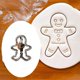 thumbnail image 5 of Molde para Prensar Galletas, Molde para Hacer Raviolis con Forma Hombre Jengibre, Dispositivo para Estampar Encajes en Forma Bola Masa, Herramienta para Hornear Pasteles, 5 of 5