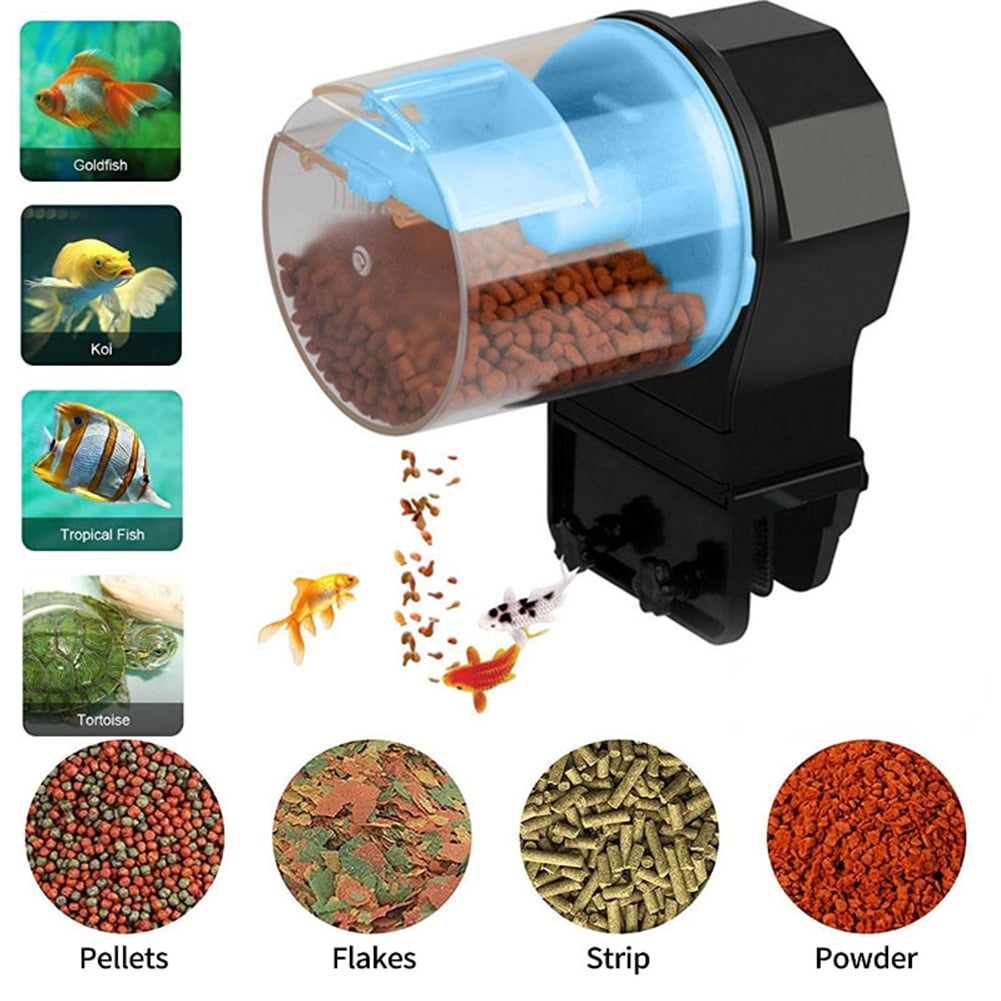 Automatic Fish Tank Feeder 12 Hours 24 Hours Intelligent Timing Large capacity Aquarium Fish Feeder Walmart