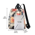 thumbnail image 3 of FORMRS Women's Travel Backpack Purse Anti-Theft Hidden Pockets Casual Shoulder Bag, Cats and Hearts, 3 of 7