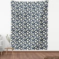 thumbnail image 4 of Fruits Fabric by the Yard, Summer Foods Apple Banana Cherry Strawberry Lemon Branches Fresh, Decorative Upholstery Fabric for Sofas and Home Accents, Dark Blue White and Yellow by Ambesonne, 4 of 5