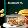 thumbnail image 7 of Clear Large Capacity Desktop Storage Box for Snacks and Household Organization, 7 of 7