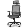 thumbnail image 1 of Costway Ergonomic High Back Mesh Office Chair Recliner Task Chair w/Hanger Grey, 1 of 10