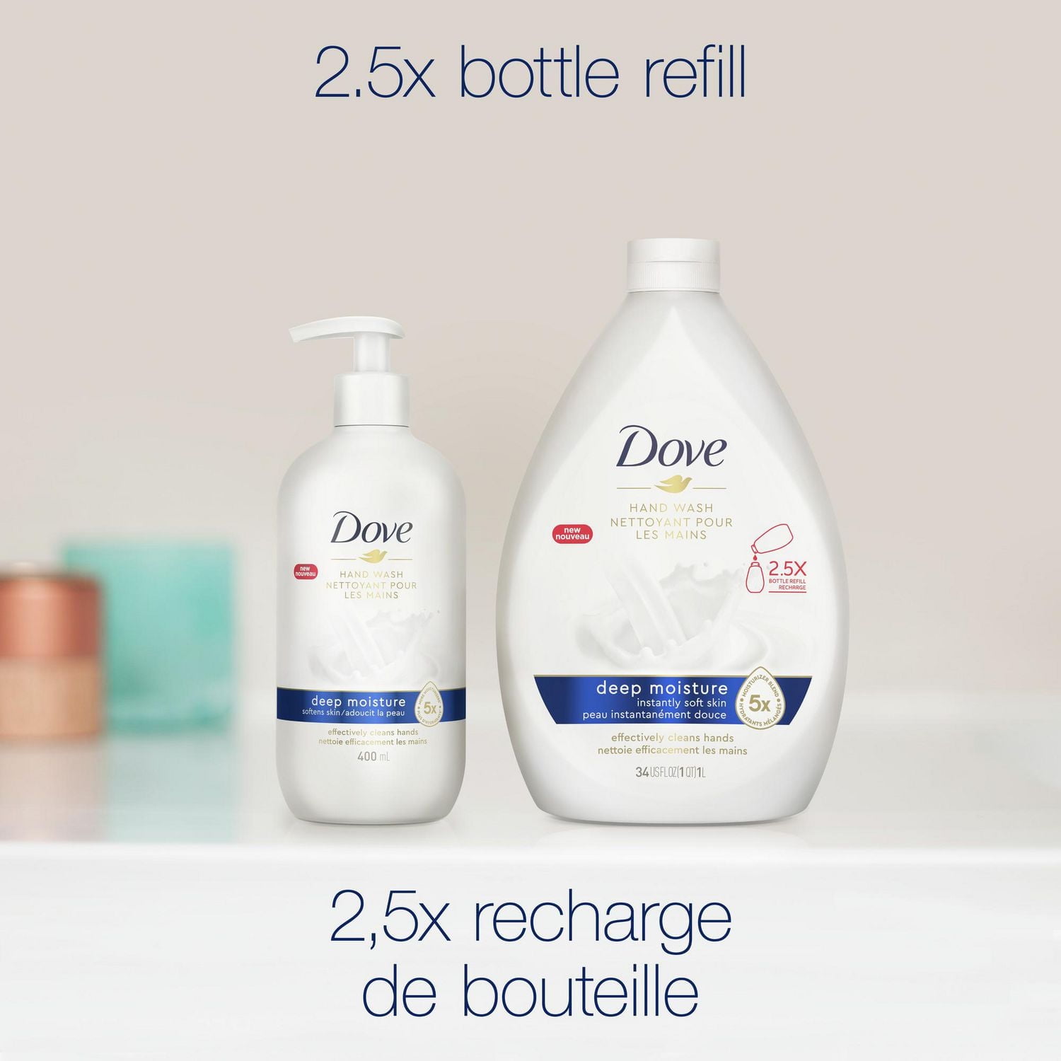 Dove Bottle Deep Moisture Hand Wash