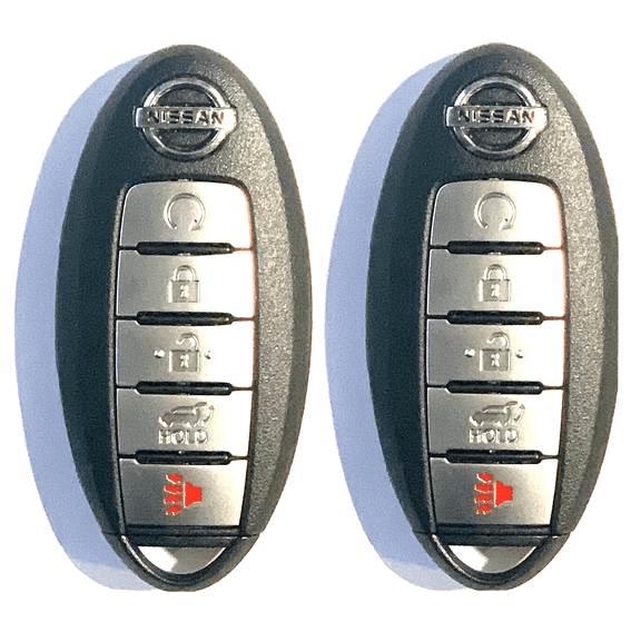 VLS Smart Key for Nissan Rogue 2017-2020, 2 Pieces, Remote Start, Lock/Unlock/Hatch/Panic