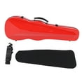 thumbnail image 2 of Case 4/4 Violin Storage Case with Hygrometer Double Shoulder Straps Red Carbon Fiber Violin Protective Box, 2 of 7