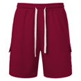 thumbnail image 6 of Men's Shorts - Men's Hiking Cargo Shorts Outdoor Men's Summer Beach Shorts Summer Beach Shorts with Pockets Activewear Workout Shorts for Men, 6 of 7
