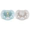 Philips Avent Ultra Soft Pacifier, 6-18 Months, Little Star and Hello Designs, 2 Pack, SCF223/01