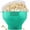 Aqua, variant on KORCCI Silicone Microwave Popcorn Popper New Condition High Capacity Teal Color Microwave Heat Transfer Method Home and Kitchen Use Popcorn Maker