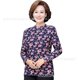 thumbnail image 5 of Ropa para mujeres de mediana edad y mayores para mamás, ropa interior abrigada con forro polar de otoño e invierno, camisa pequeña, camisa de cuello redondo, 5 of 5