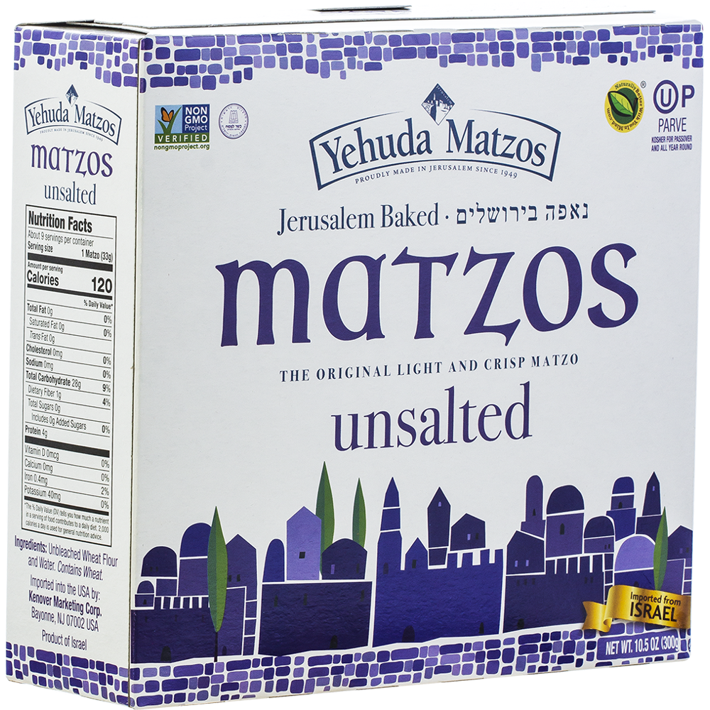 Yehuda Unsalted Matzo Thins, 10.5 oz
