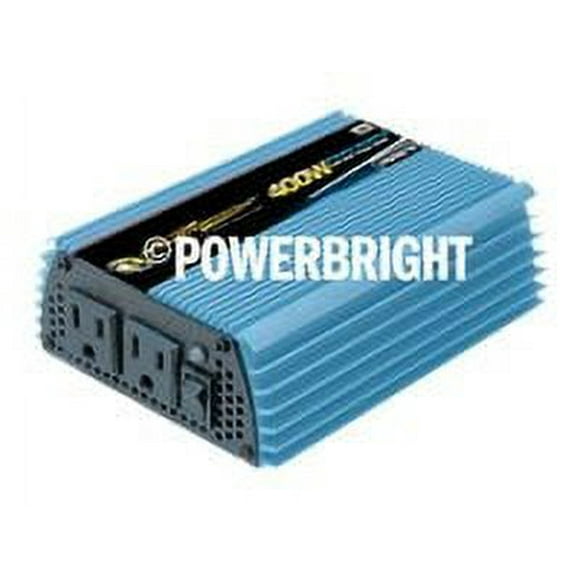 Power Bright PW400-12 - Convertisseur C.c. à C.a. - 12 V - 400 Watt - Connecteurs de Sortie: 2