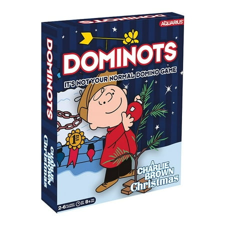 Aquarius Charlie Brown Dominots Game, Multicolor