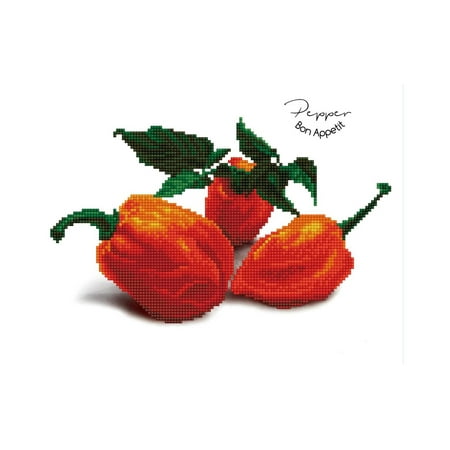 UPC: 4897073246116 | DIAMOND DOTZ Pepper Bon Appetit Facet Art Kit (6 Pieces)