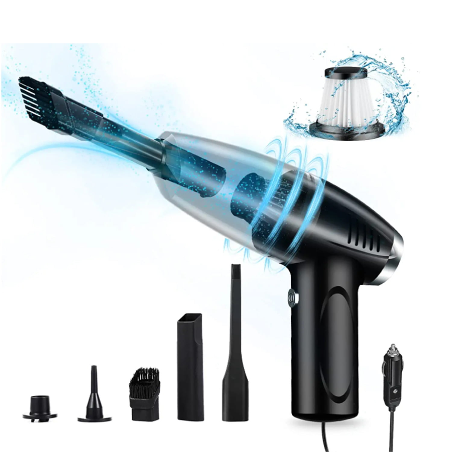 Powerful Car Vacuum Cleaner Corded Wet&Dry Handheld Car Vacuum