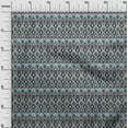 thumbnail image 3 of oneOone Velvet Light Gray Fabric Ikat Craft Projects Decor Fabric Printed By The Yard 58 Inch Wide, 3 of 5